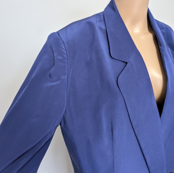 Talbots silk double breasted blazer size 12 - Picture 7 of 11